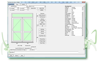 ordering software systems for Windows, doors, conservatories, bays, bows, frames & more.