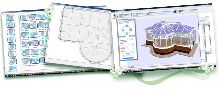Conservatory software. Conservatories, bays, bows quoting & estimating software. Optional online quotes & estimates.
